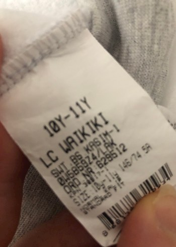 Lc waikiki Gri Uzun Kollu Baskılı Sweatshirt - Görsel 2