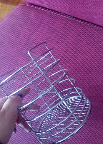 Gri Metal Mutfak Düzenleyici Sepet - Görsel 3