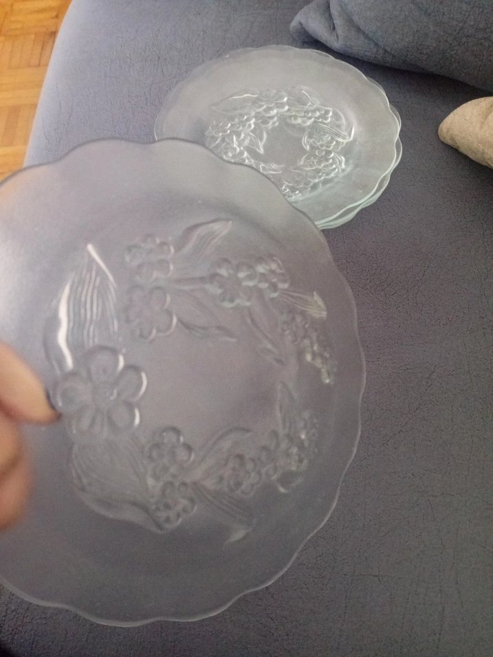 Beyaz Çiçek Desenli Tabak 6 lı kahvaltı tabağı - Görsel 3