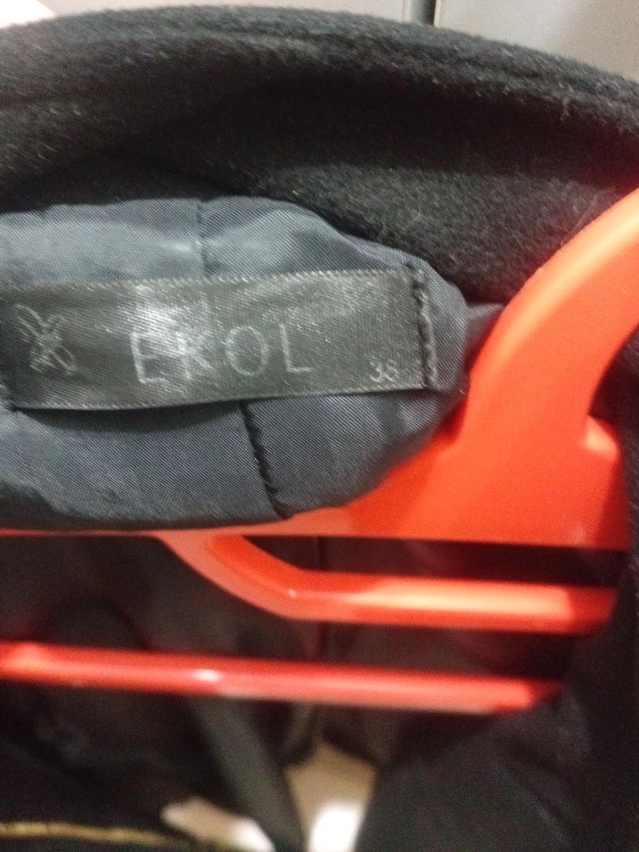 Siyah Midi Kadın Kaban - Görsel 3