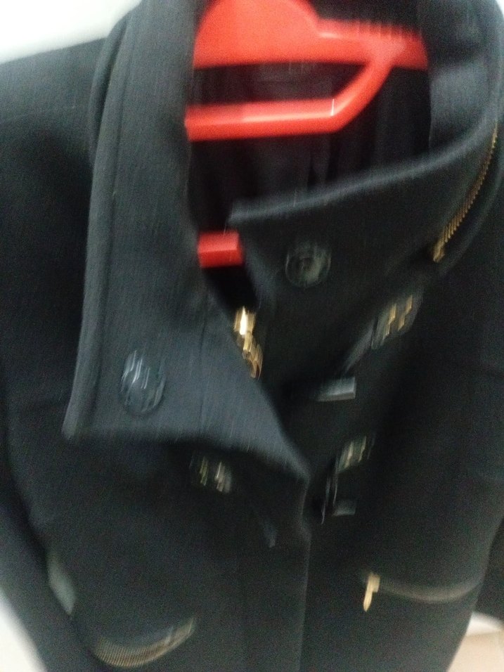 Siyah Midi Kadın Kaban - Görsel 5