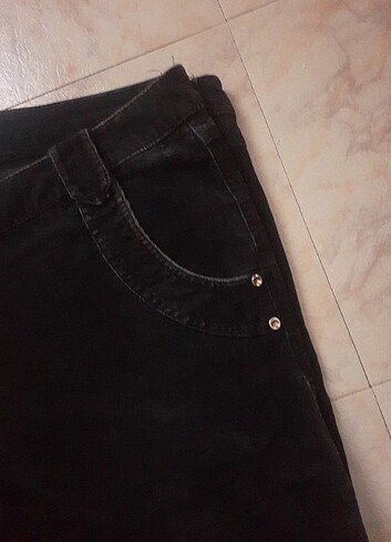 xl Beden siyah Renk siyah kadife pantolon
