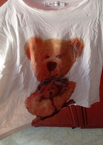 Beyaz Baskılı Tişört - Görsel 2