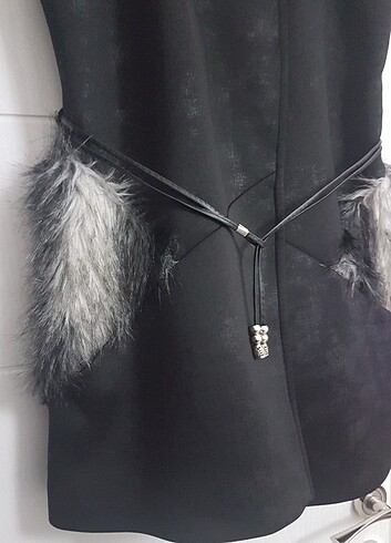 SLN kürklü yelek - Görsel 5