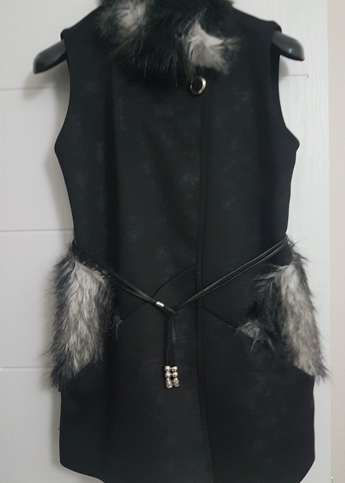 SLN kürklü yelek - Görsel 3