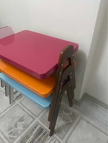 3 lü zigon sehpa - Görsel 8