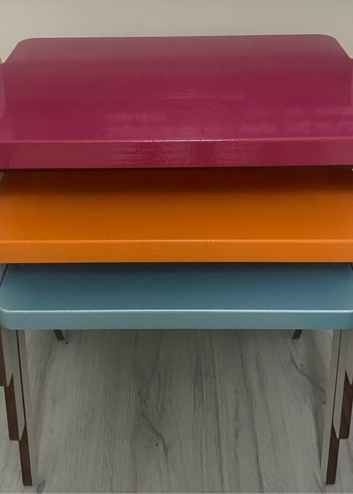 3 lü zigon sehpa - Görsel 2