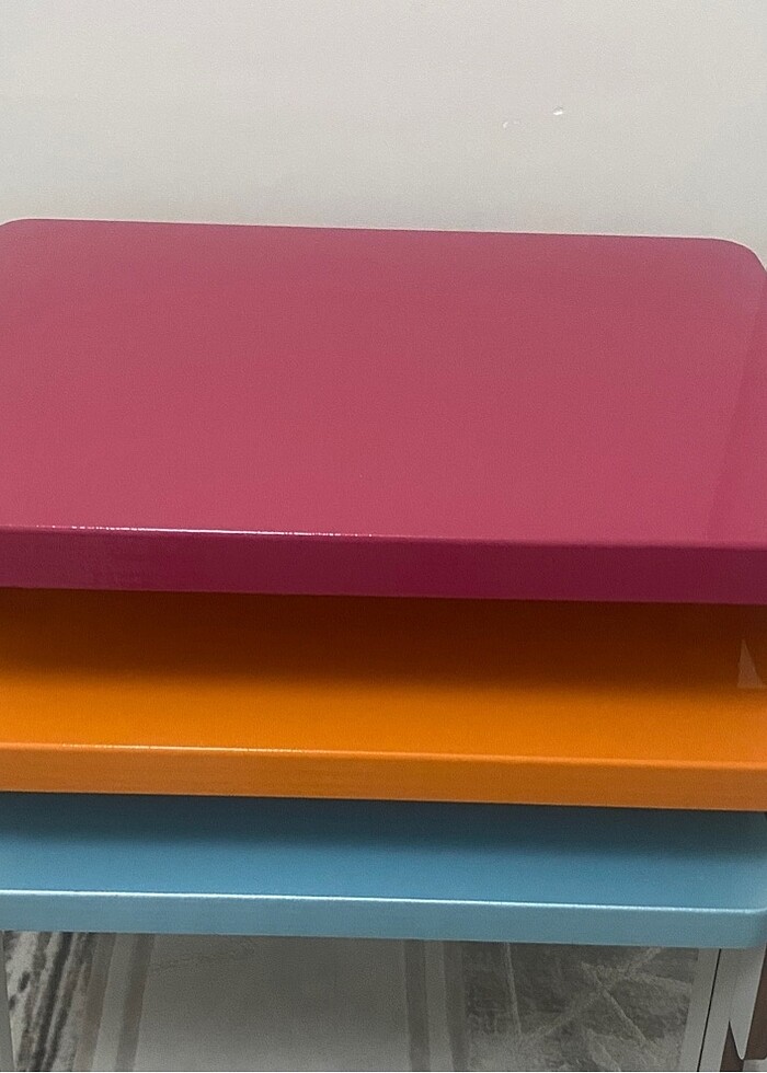 3 lü zigon sehpa - Görsel 5