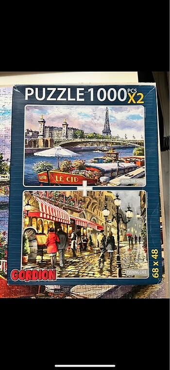 2 adet 1000 lik puzzle - Görsel 2