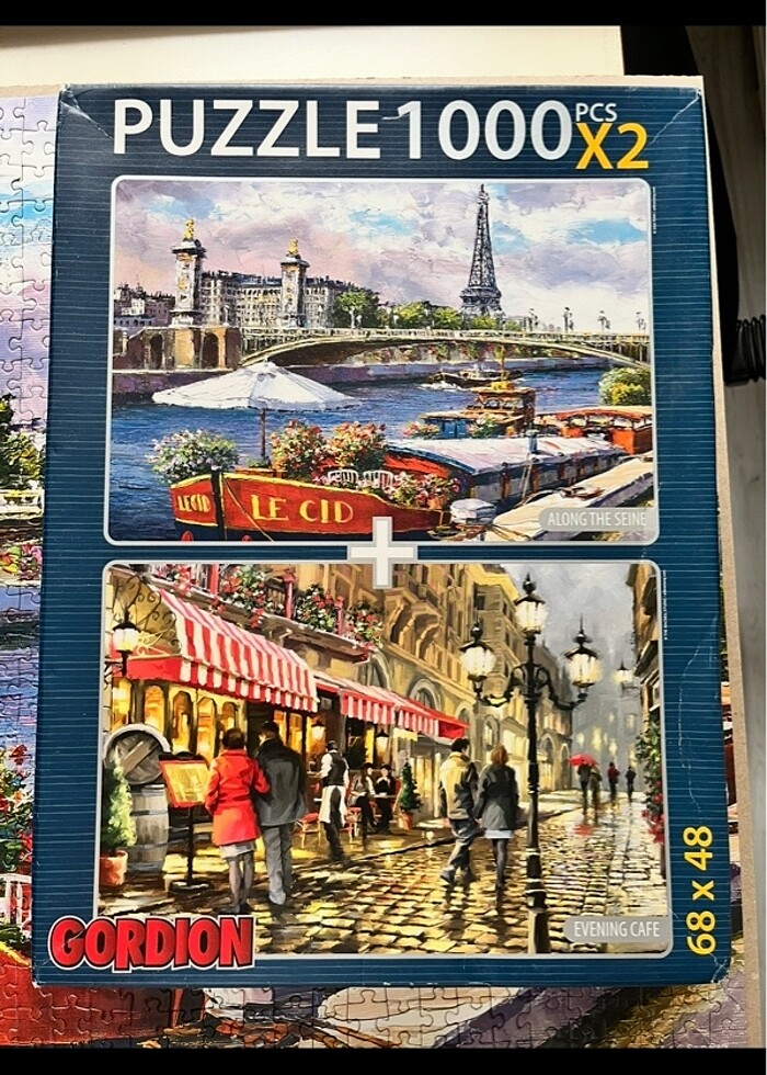 2 adet 1000 lik puzzle - Görsel 2