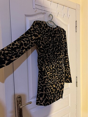 BSL FASHION Leopar elbise