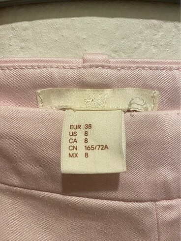 38 Beden Uçuk pembe pantolon