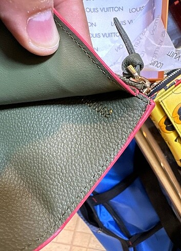 Louis Vuitton Lv gerçek deri cuzdan