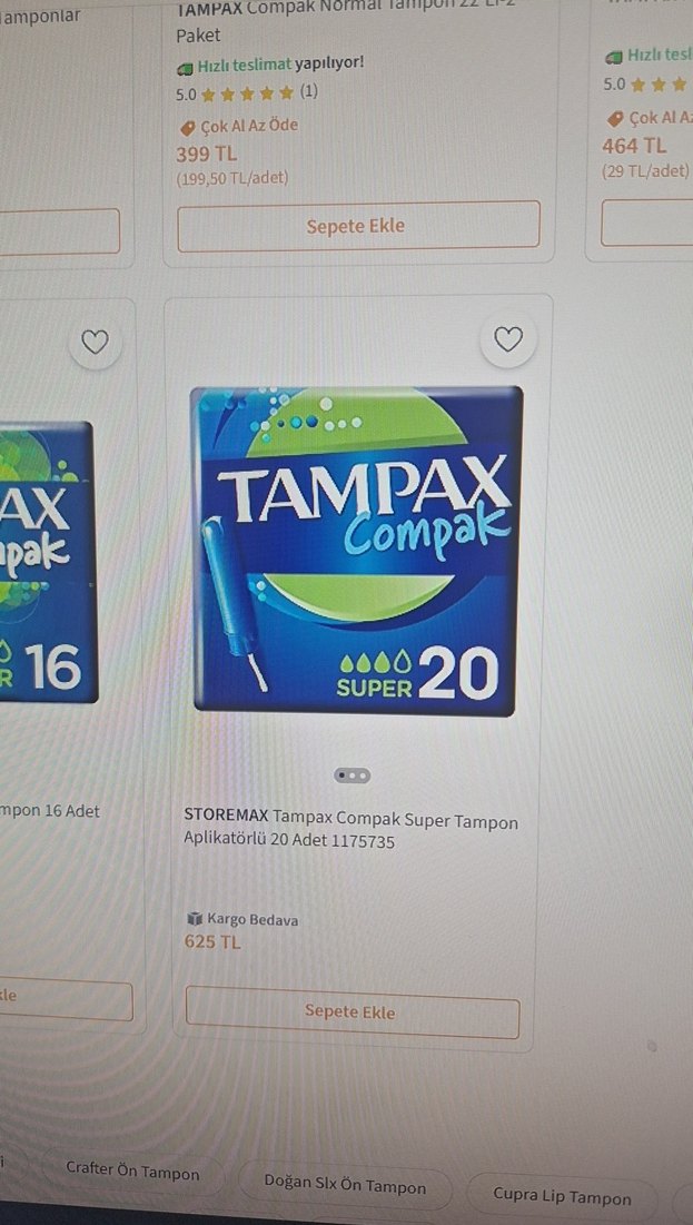tampax tampon - Görsel 3