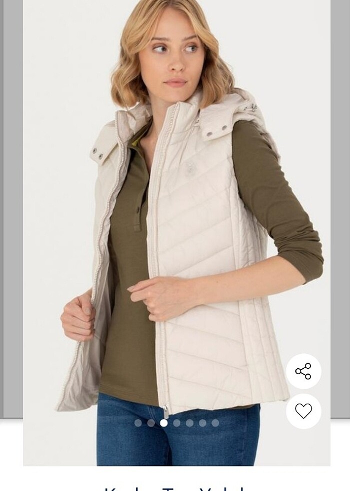 uspolo yelek sıfır 40 beden - Görsel 3