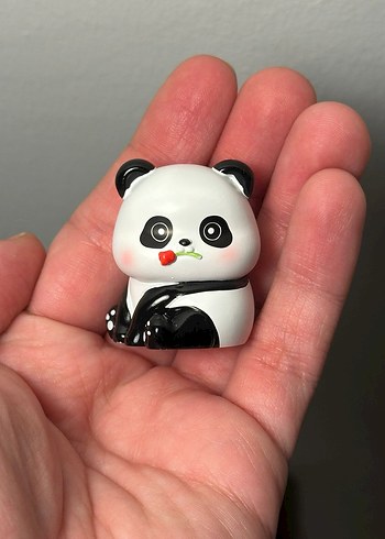 Renkli Sevimli Panda Aksiyon Figürü - Görsel 4