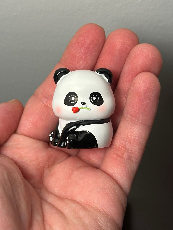 Renkli Sevimli Panda Aksiyon Figürü - Görsel 4