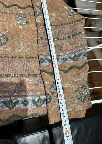 Bohem Tarz Kadın  Desenli Kazak - Görsel 6