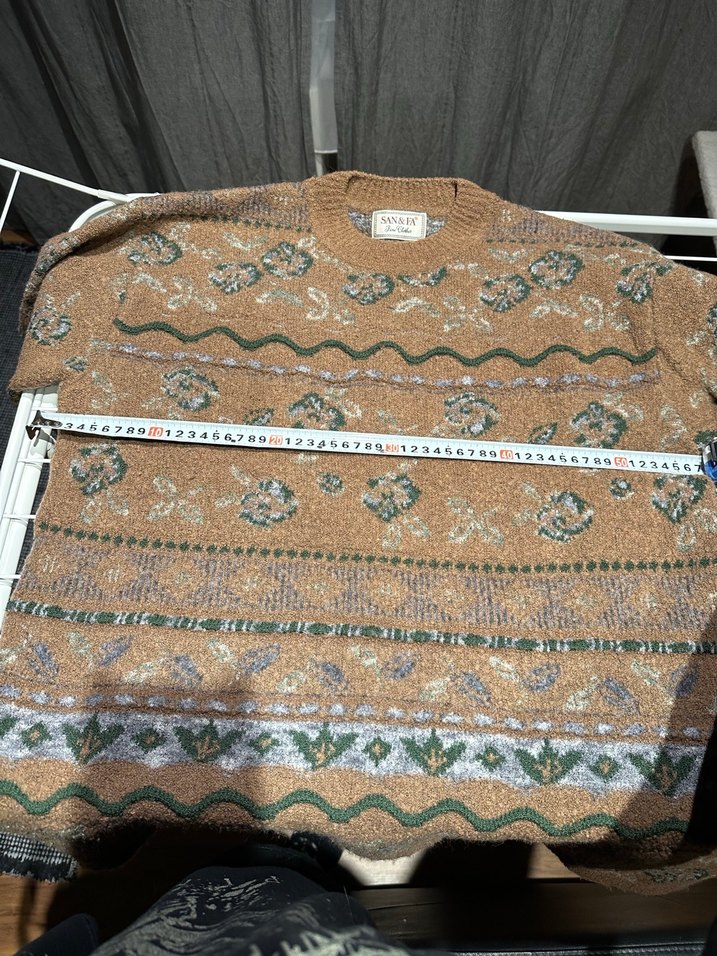 Bohem Tarz Kadın  Desenli Kazak - Görsel 4