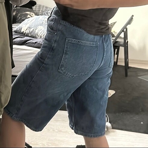 Bermuda Kot Şort - Görsel 5