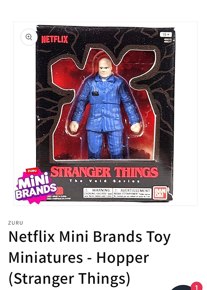 Mini Stranger Things Figür Hopper - Görsel 5