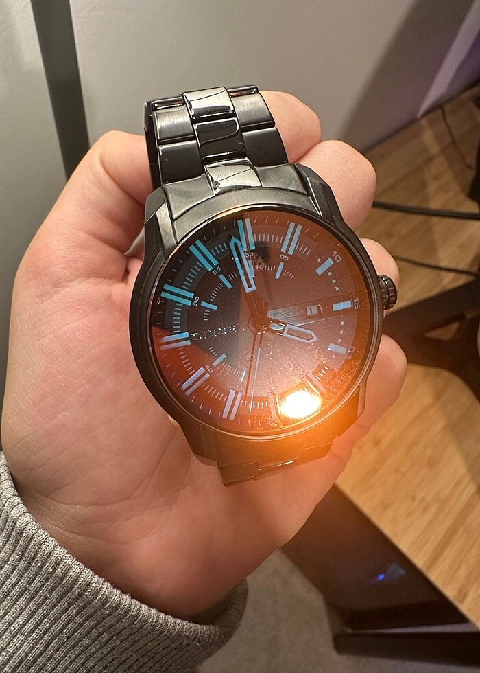 Diesel 10bar Paslanmaz Çelik Kol saati - Görsel 2