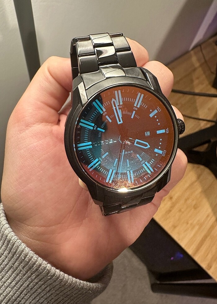 Diesel 10bar Paslanmaz Çelik Kol saati - Görsel 3