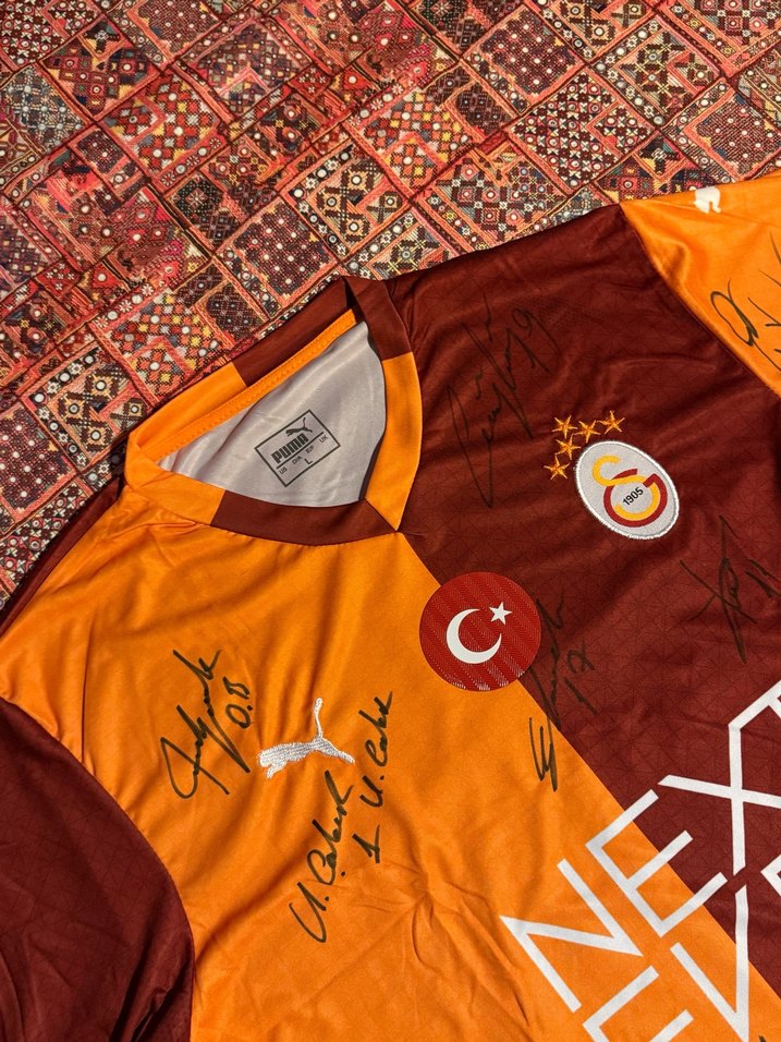 Galatasaray İmzalı Kısa Kollu Forması İç Saha İcardi - Görsel 5