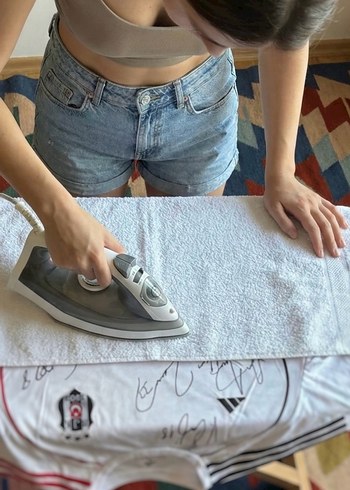 Beyaz Beşiktaş İmzalı Forması Türkiye Futbol Milli Takım Kartal - Görsel 6