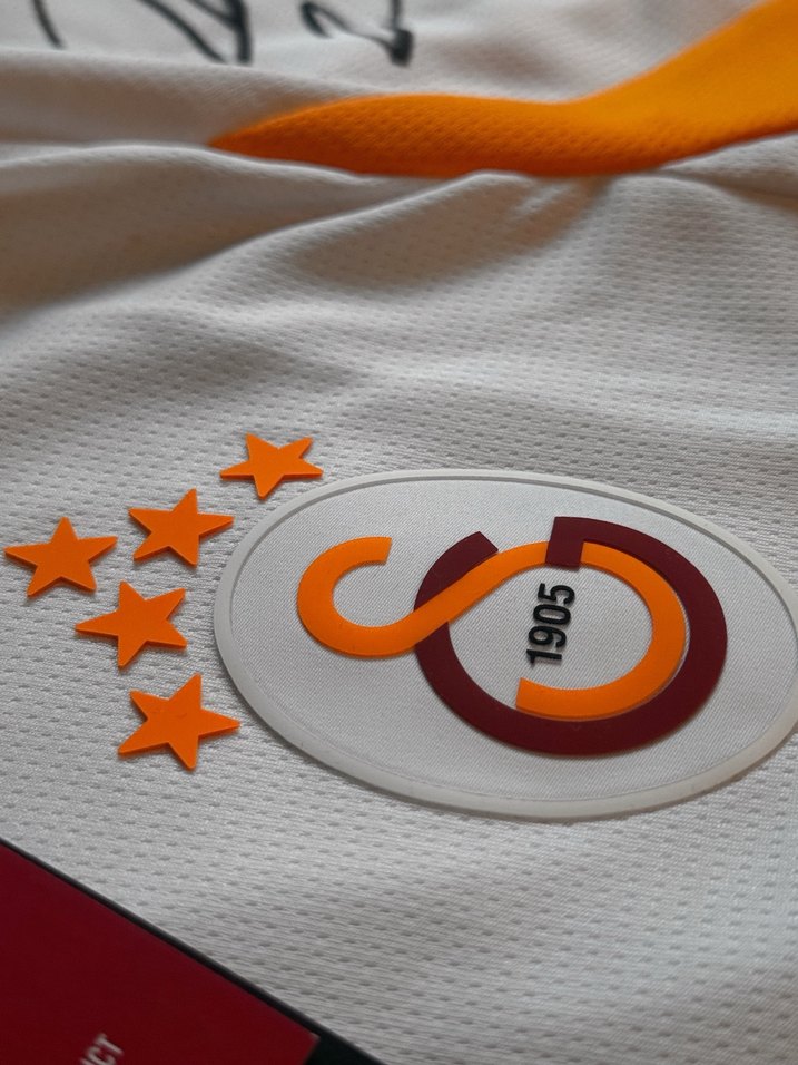 Orjinal Galatasaray İmzalı Beyaz Forması Türkiye Takım Milli - Görsel 2