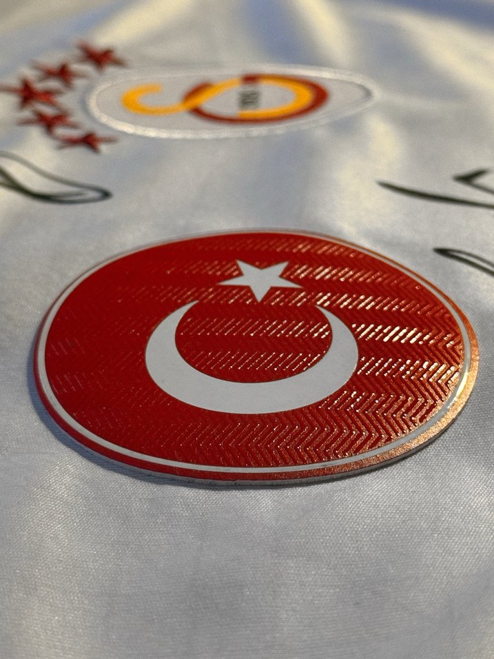 Beyaz Galatasaray İmzalı Forması Türkiye Milli Futbol Takım Kupa - Görsel 2