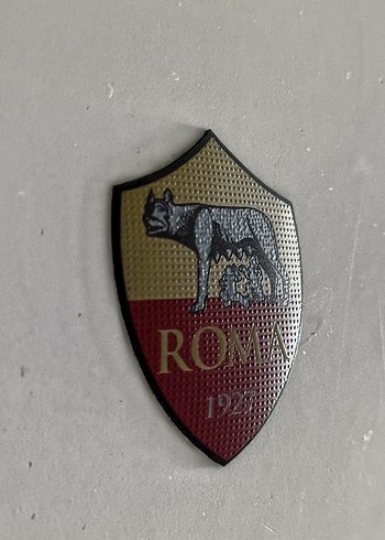 AS Roma Futbol Arma Patch Baskı Amblem Logo Forma Tshirt Mont - Görsel 2