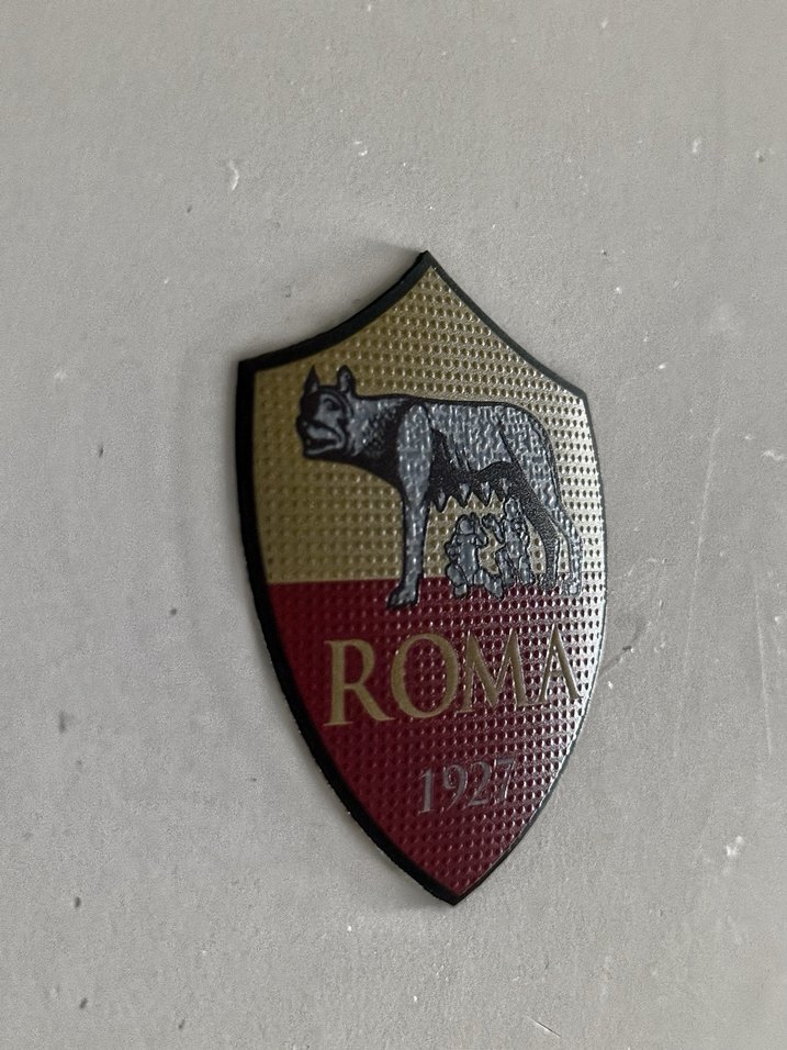 AS Roma Futbol Arma Patch Baskı Amblem Logo Forma Tshirt Mont - Görsel 2