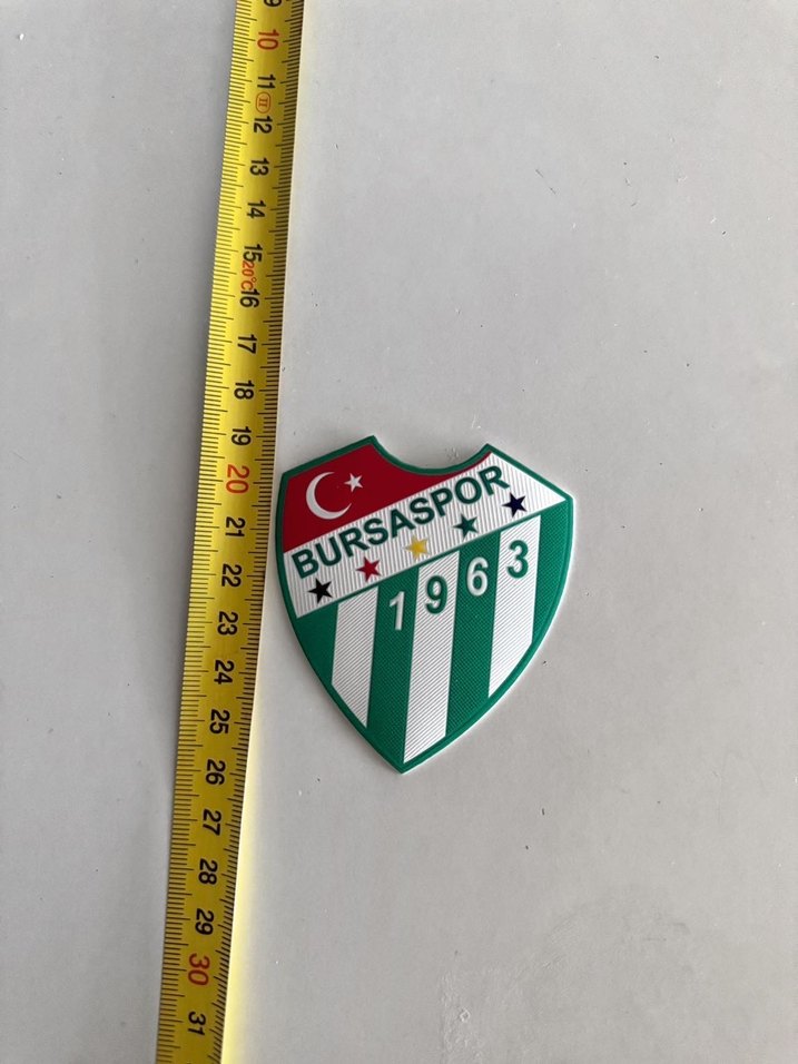 Bursaspor Logo Arma Patch Amblem Baskı Forma Tshirt Yeşil Yapış - Görsel 3