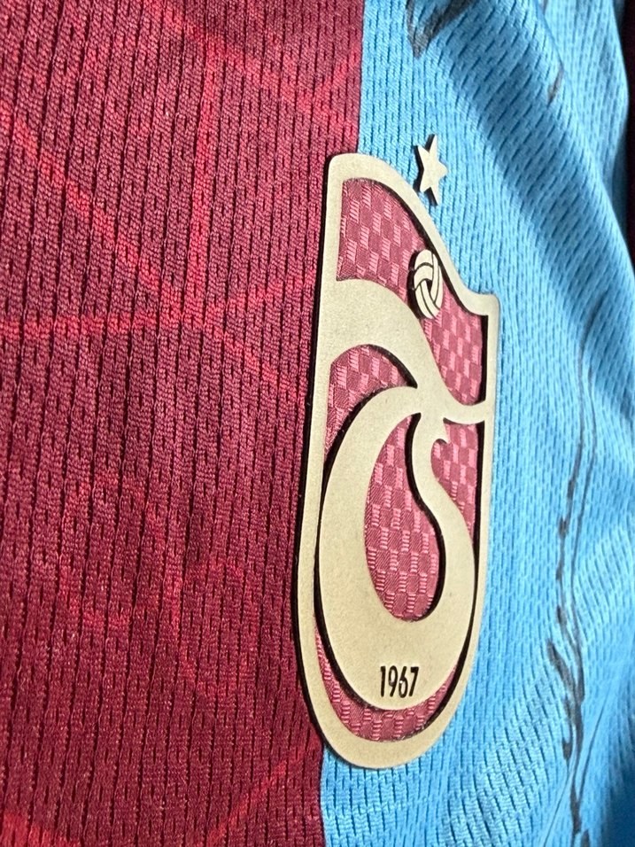 Bordo Mavi Trabzonspor İmzalı Forması Şampiyonluk Milli Türkiye - Görsel 2