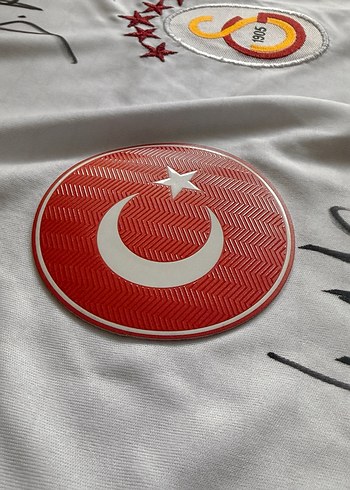 Beyaz Galatasaray İmzalı Forması Deplasman Güncel Süperlig baskı - Görsel 4