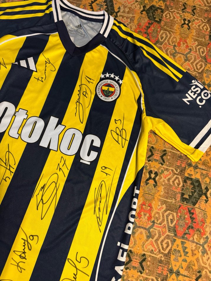 Fenerbahçe İmzalı İç Saha Forması Türkiye Milli Kupa 14 şubat - Görsel 4