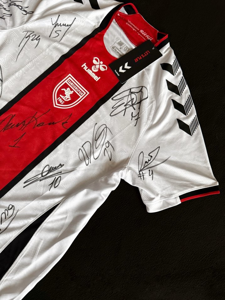 Beyaz Samsunspor İmzalı Forması Güncel Sezon İmzalı Ordu Bafra - Görsel 4