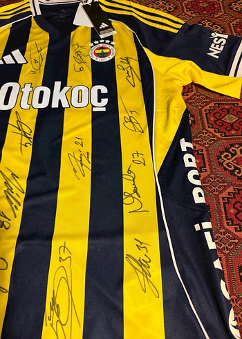 Orjinal Fenerbahçe İmzalı Forması Türkiye Futbol Milli Hediye - Görsel 3