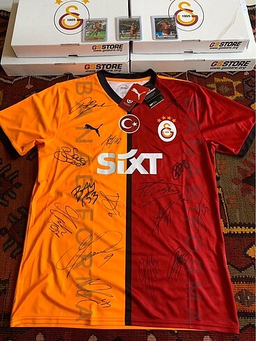 ORJİNAL Galatasaray İç Saha Takım İmzalı Forması Milli Osimhen İ