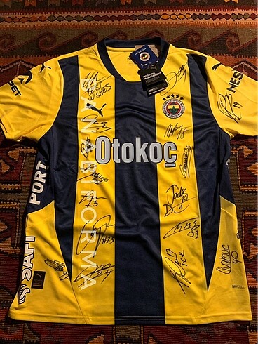 Orjinal Fenerbahçe Takım İmzalı Yeni Sezon Puma Forması Milli Fu