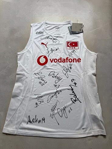 Türkiye Milli Kadın İmzalı Voleybol Forma