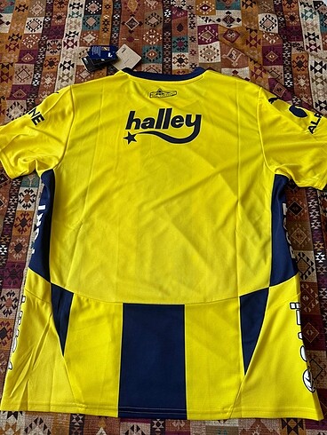 l Beden lacivert Renk Orjinal Fenerbahçe İmzalı Takım Dekoratif Forma