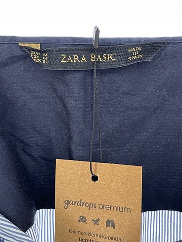 m Beden mavi Renk Zara Gömlek %70 İndirimli.