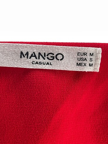 m Beden kırmızı Renk Mango Kısa Elbise %70 İndirimli.