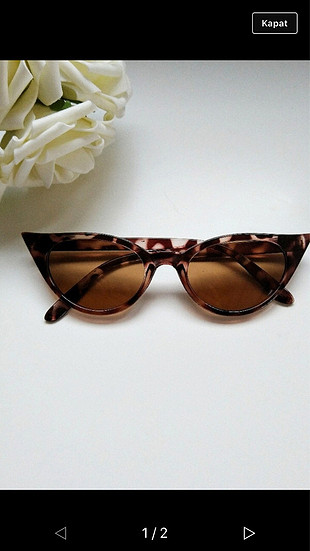 Vintage Cat Eye Gözlük 