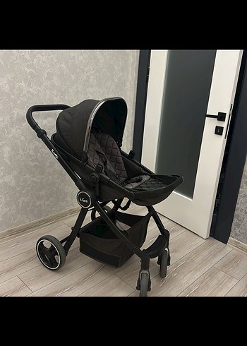 Kanz L-go Siyah Katlanabilir Bebek Arabası - Görsel 5