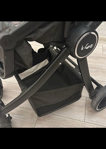 Kanz L-go Siyah Katlanabilir Bebek Arabası - Görsel 3