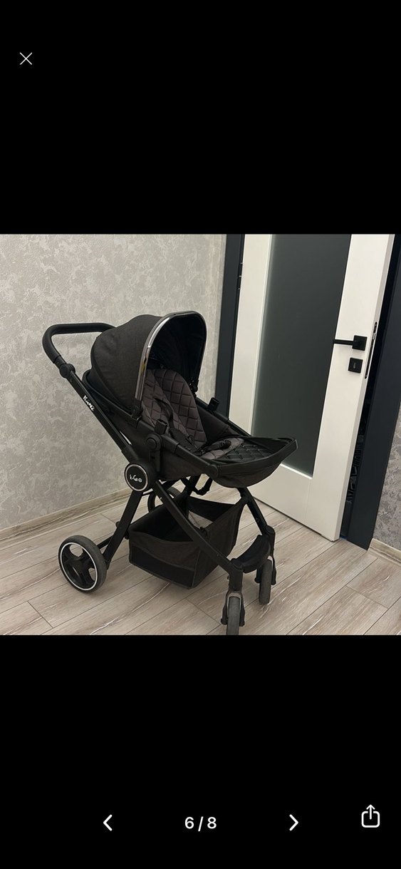 Kanz L-go Siyah Katlanabilir Bebek Arabası - Görsel 5