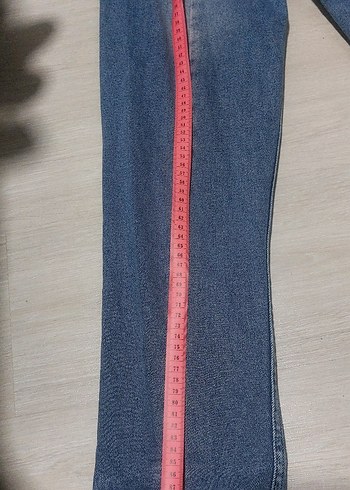 Mavi Midi Boy Regular Fit Kadın Kot Pantolon - Görsel 4